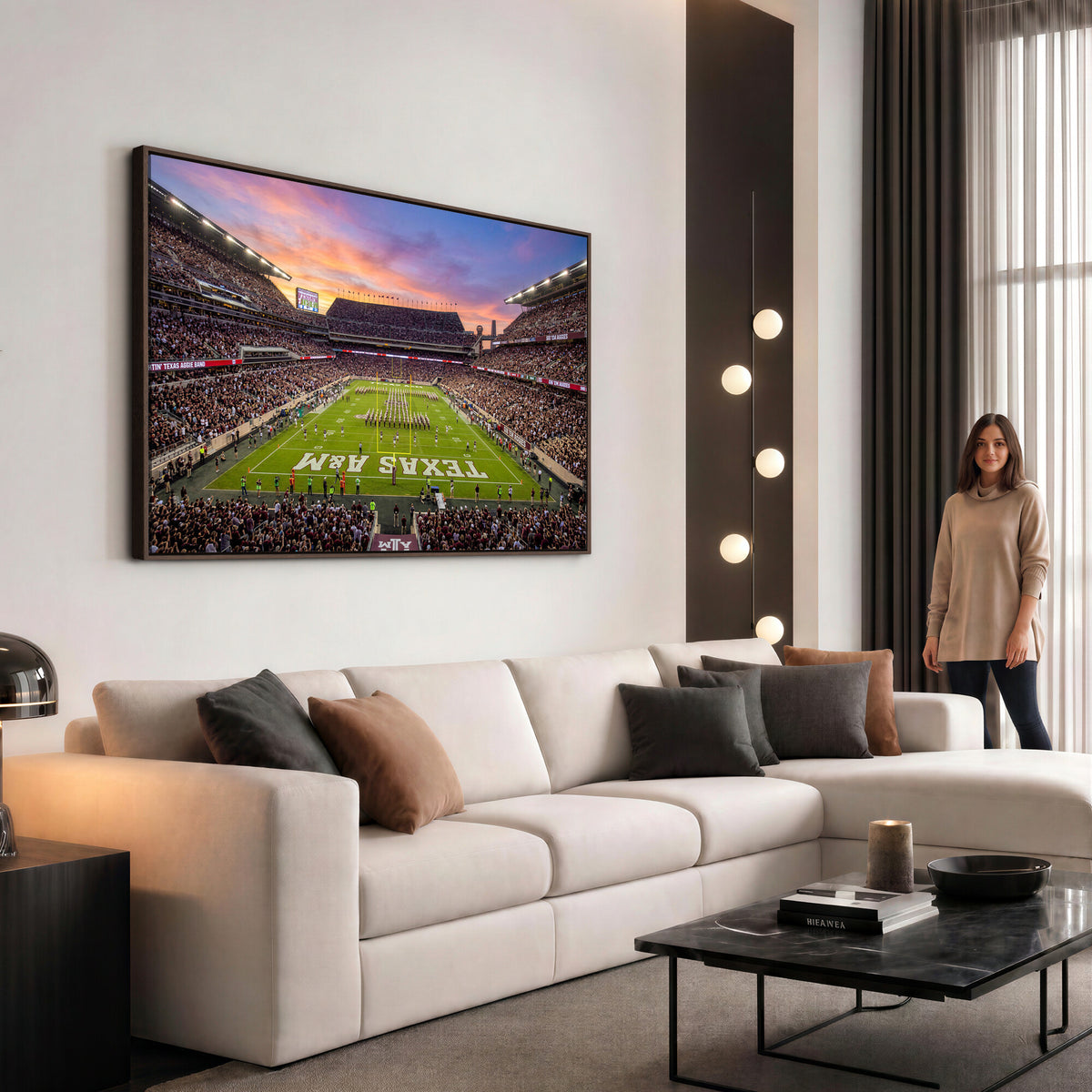 65952219-MGV-CV-36X24 - Stadium Wall Art Canvas Print