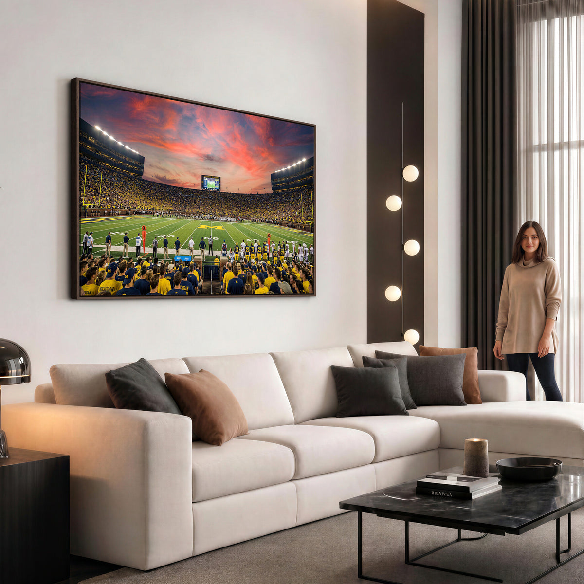 47185949-MGV-CV-36X24 - Stadium Wall Art Canvas Print