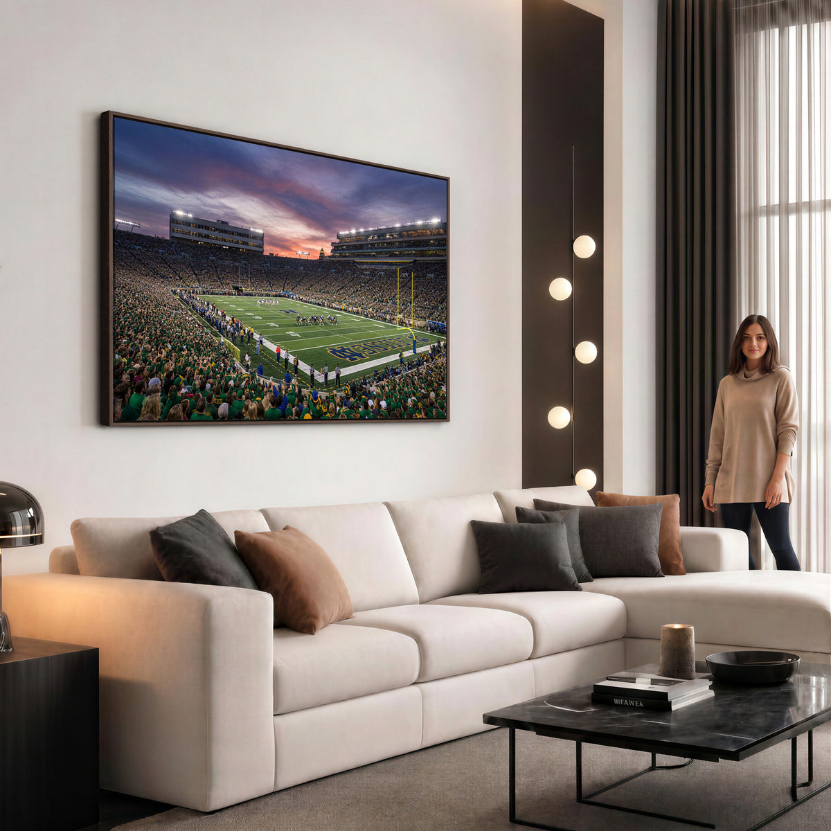 34836892-MGV-CV-36X24 - Stadium Wall Art Canvas Print
