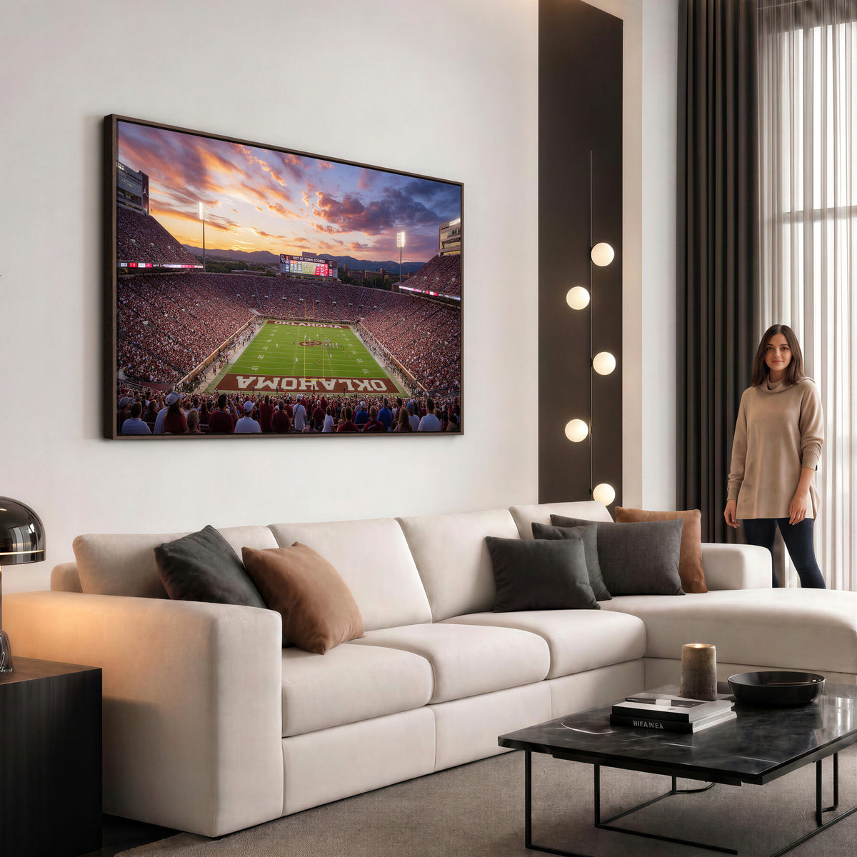 18509931-MGV-CV-36X24 - Stadium Wall Art Canvas Print