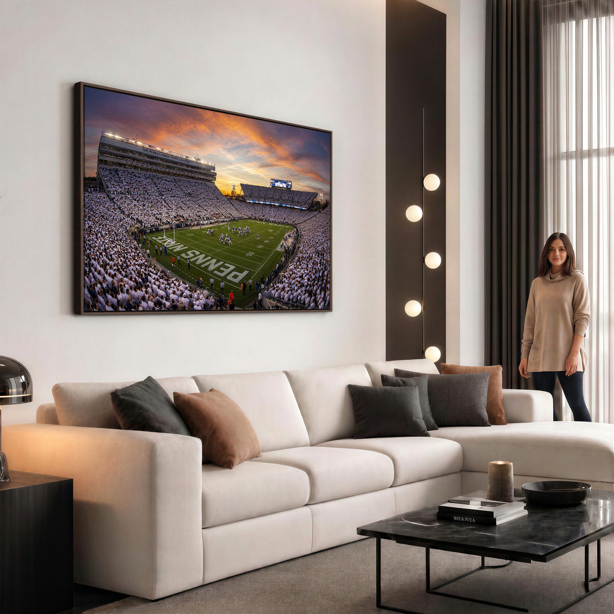 37485833-MGV-CV-36X24 - Stadium Wall Art Canvas Print