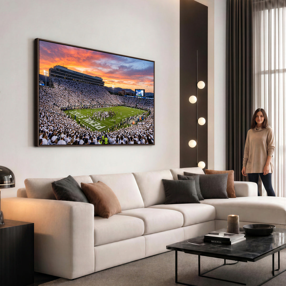 73603863-MGV-CV-36X24 - Stadium Wall Art Canvas Print