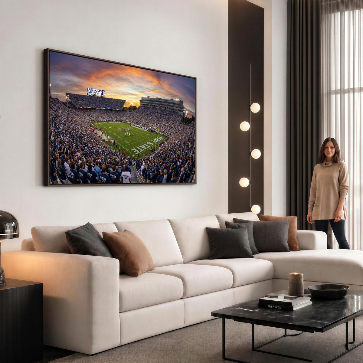 29008668-MGV-CV-36X24 - Stadium Wall Art Canvas Print