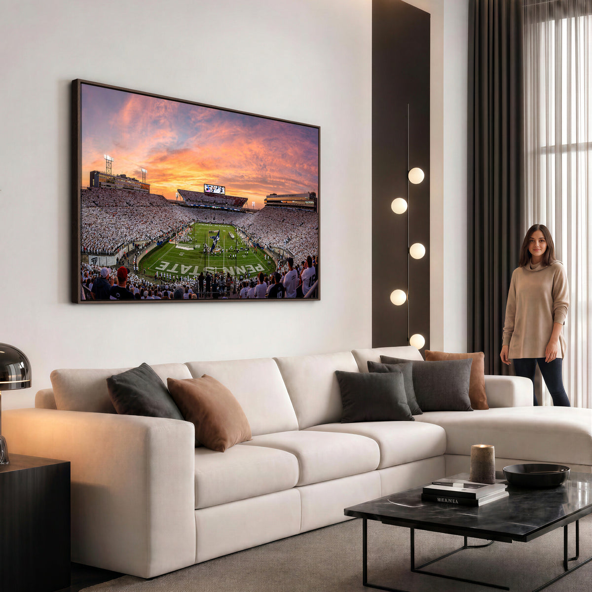53161432-MGV-CV-36X24 - Stadium Wall Art Canvas Print
