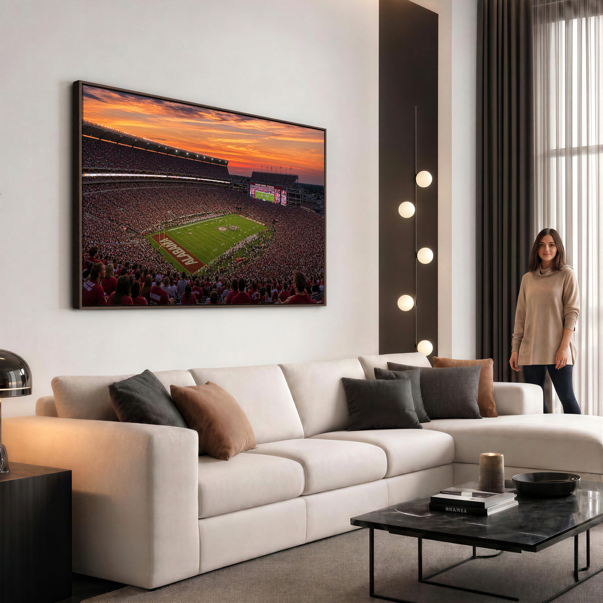 91782096-MGV-CV-36X24 - Stadium Wall Art Canvas Print