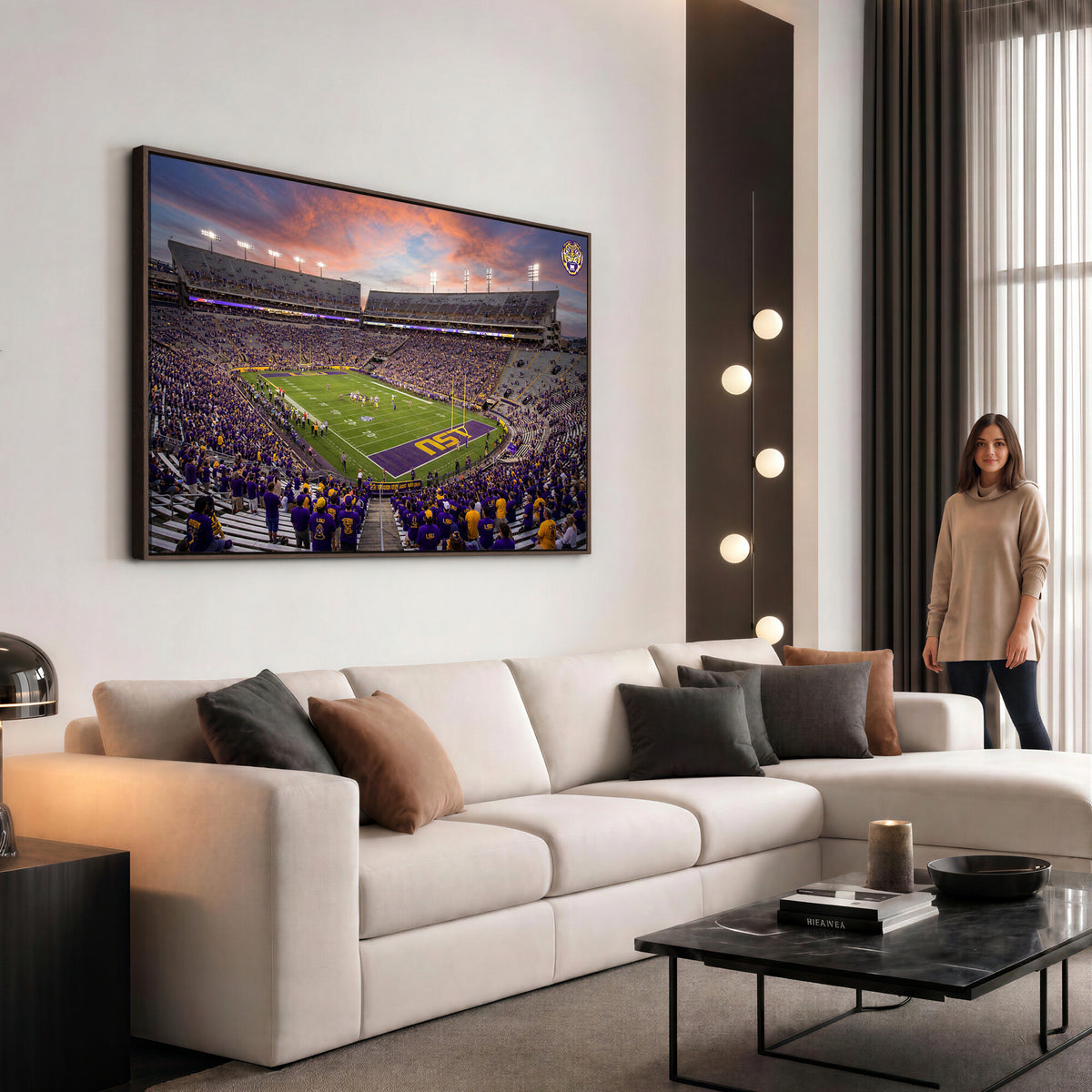 20281385-MGV-CV-36X24 - Stadium Wall Art Canvas Print