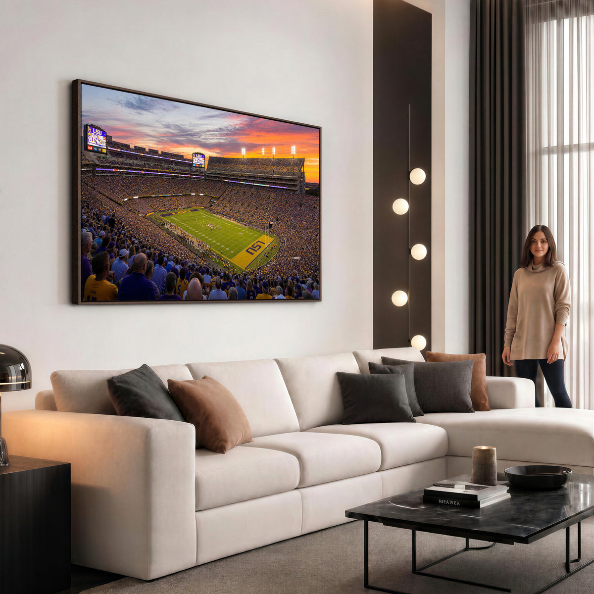 91303167-MGV-CV-36X24 - Stadium Wall Art Canvas Print