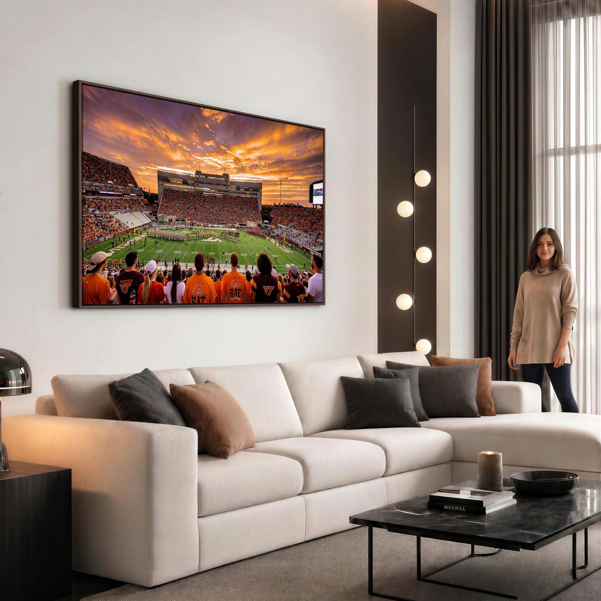 25873880-MGV-CV-36X24 - Stadium Wall Art Canvas Print