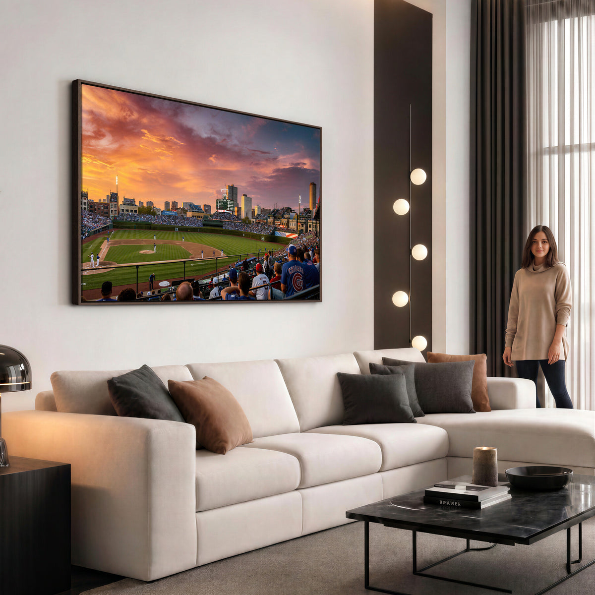 94073020-MGV-CV-36X24 - Stadium Wall Art Canvas Print