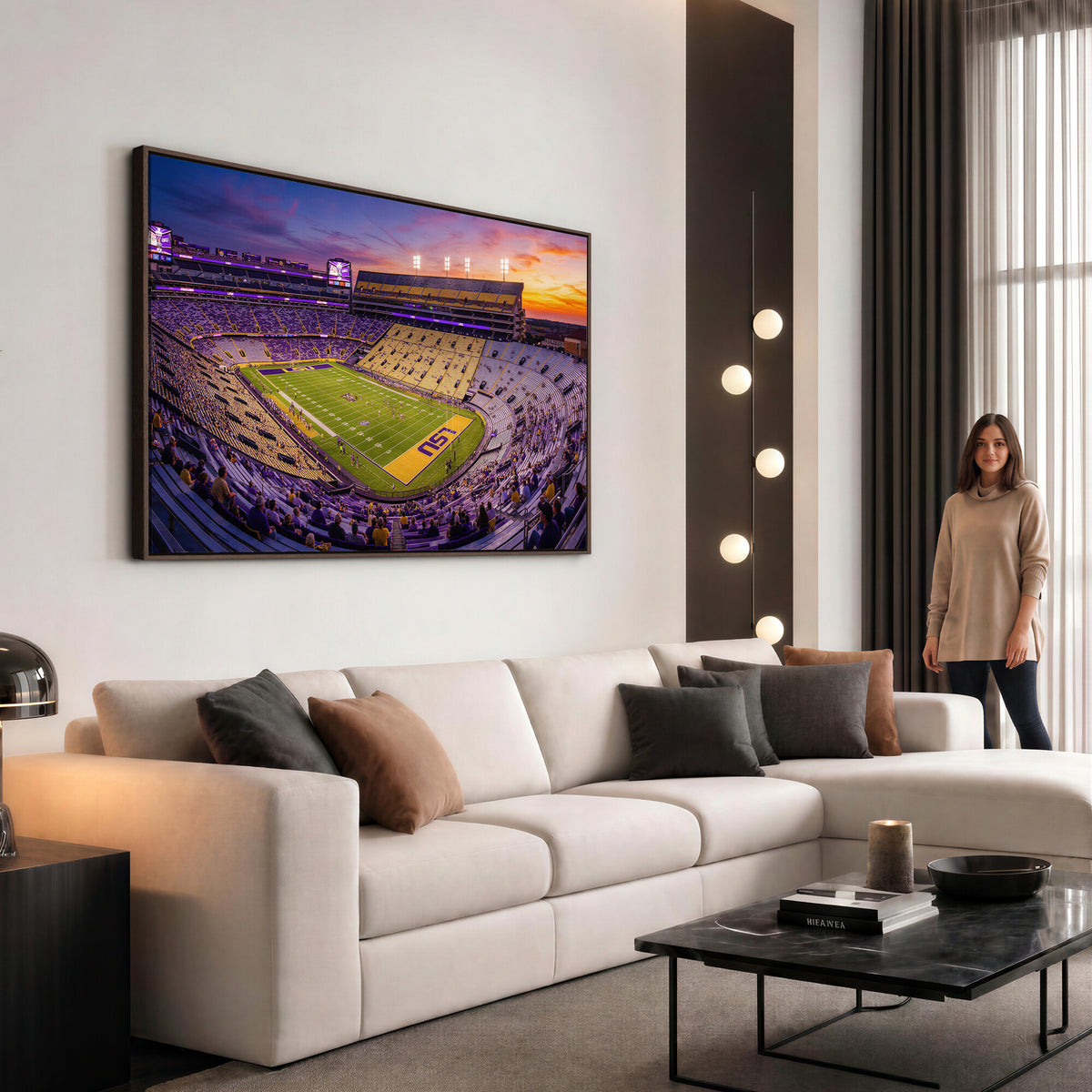 21378512-MGV-CV-36X24 - Stadium Wall Art Canvas Print