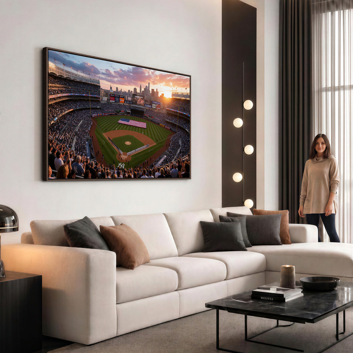 43632742-MGV-CV-36X24 - Stadium Wall Art Canvas Print