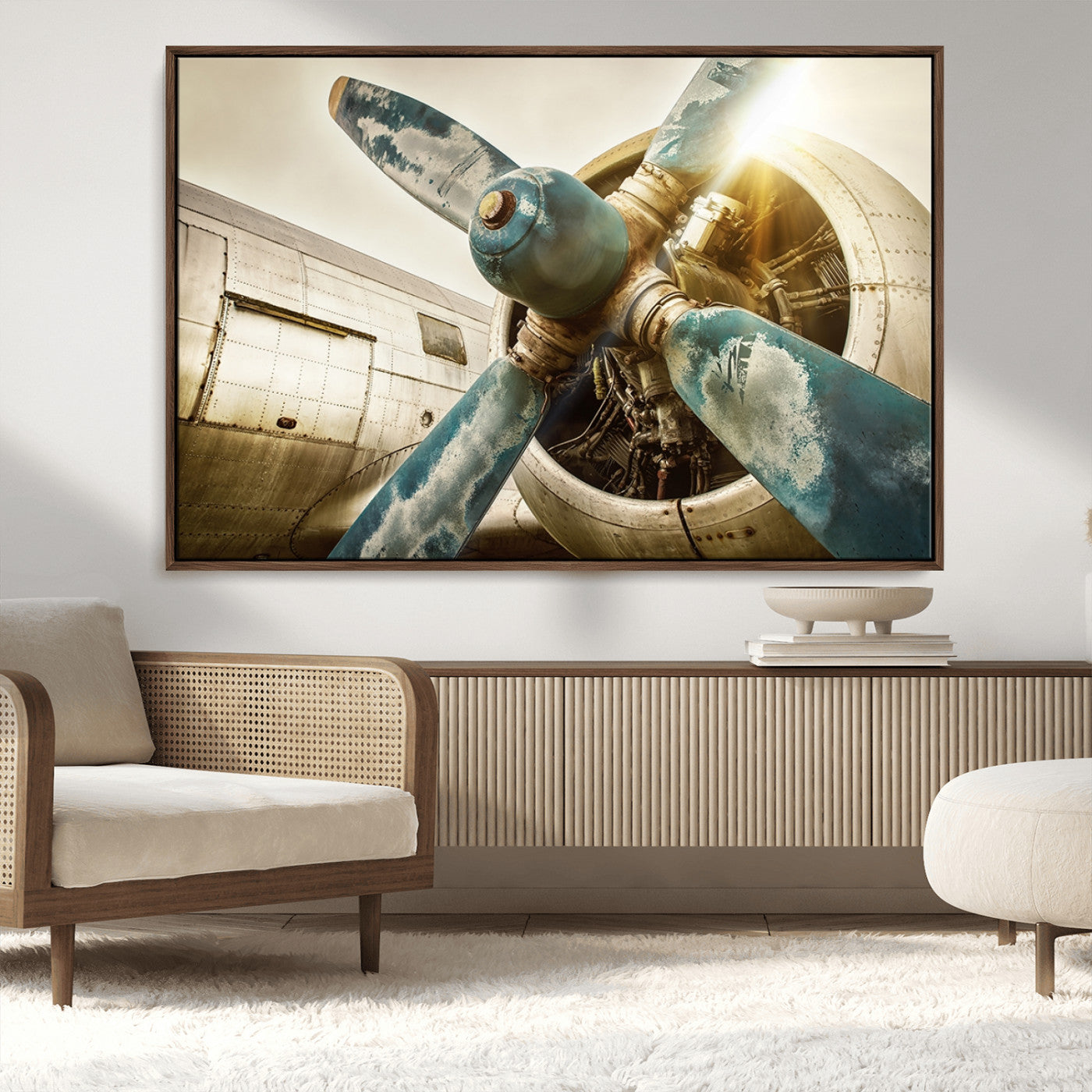 14106-MGV-CV-36X24-Vintage Airplane Canvas Print