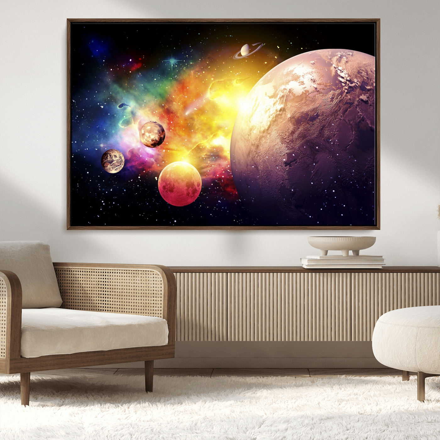 51843-MGV-CV-36X24-Space and Galaxy Canvas Print