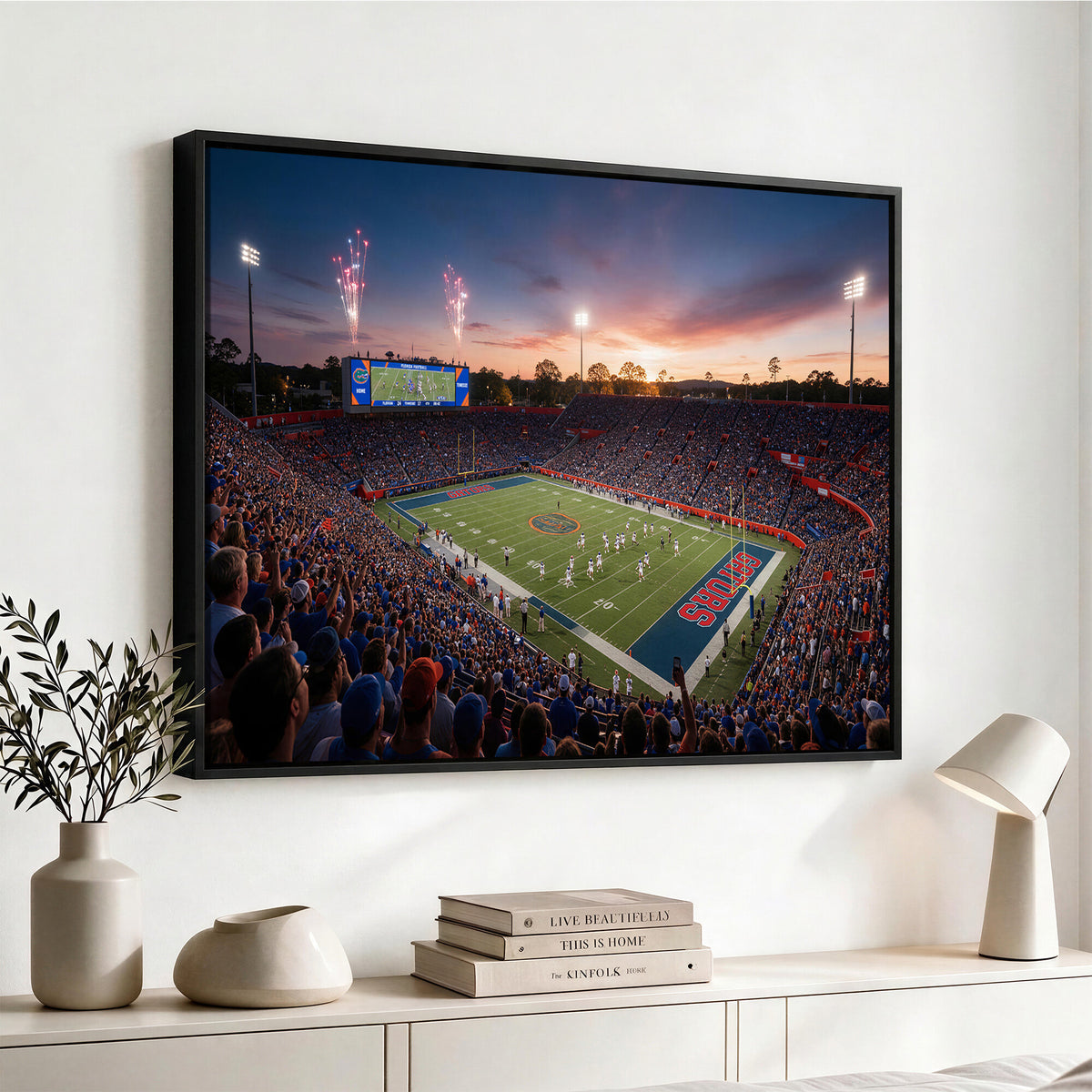 76151234-MGV-CV-36X24 - Stadium Wall Art Canvas Print
