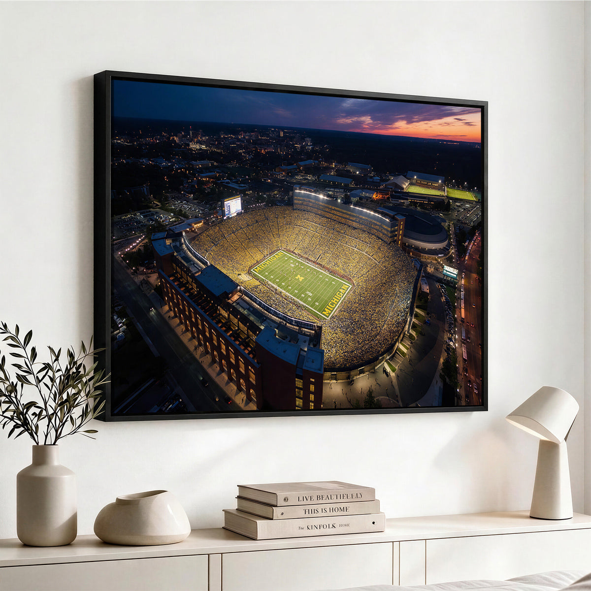 61127284-MGV-CV-36X24 - Stadium Wall Art Canvas Print