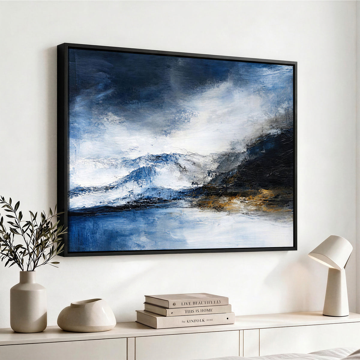 48142030-MGV-CV-36X24 - Extra Large Abstract Wall Art Canvas Print