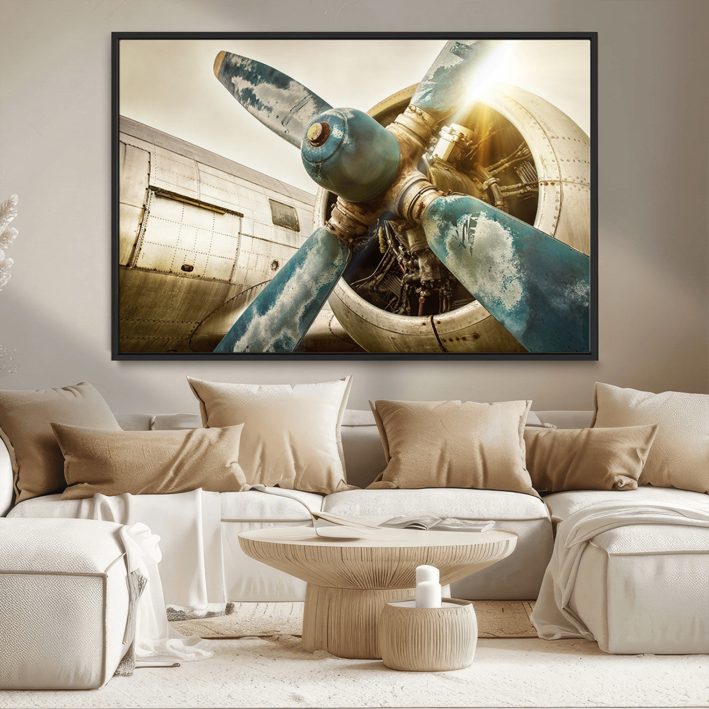 14106-MGV-CV-36X24-Vintage Airplane Canvas Print