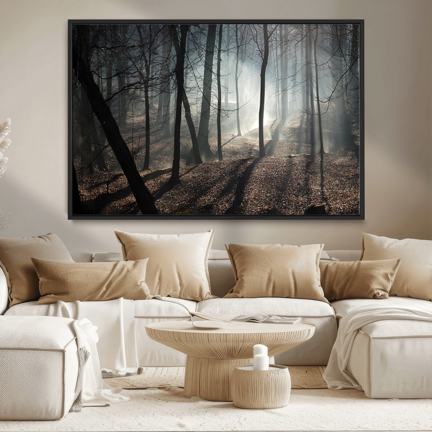 15648-MGV-FC-36X24_Black-Dark Family and Tree Wall Art Canvas Print