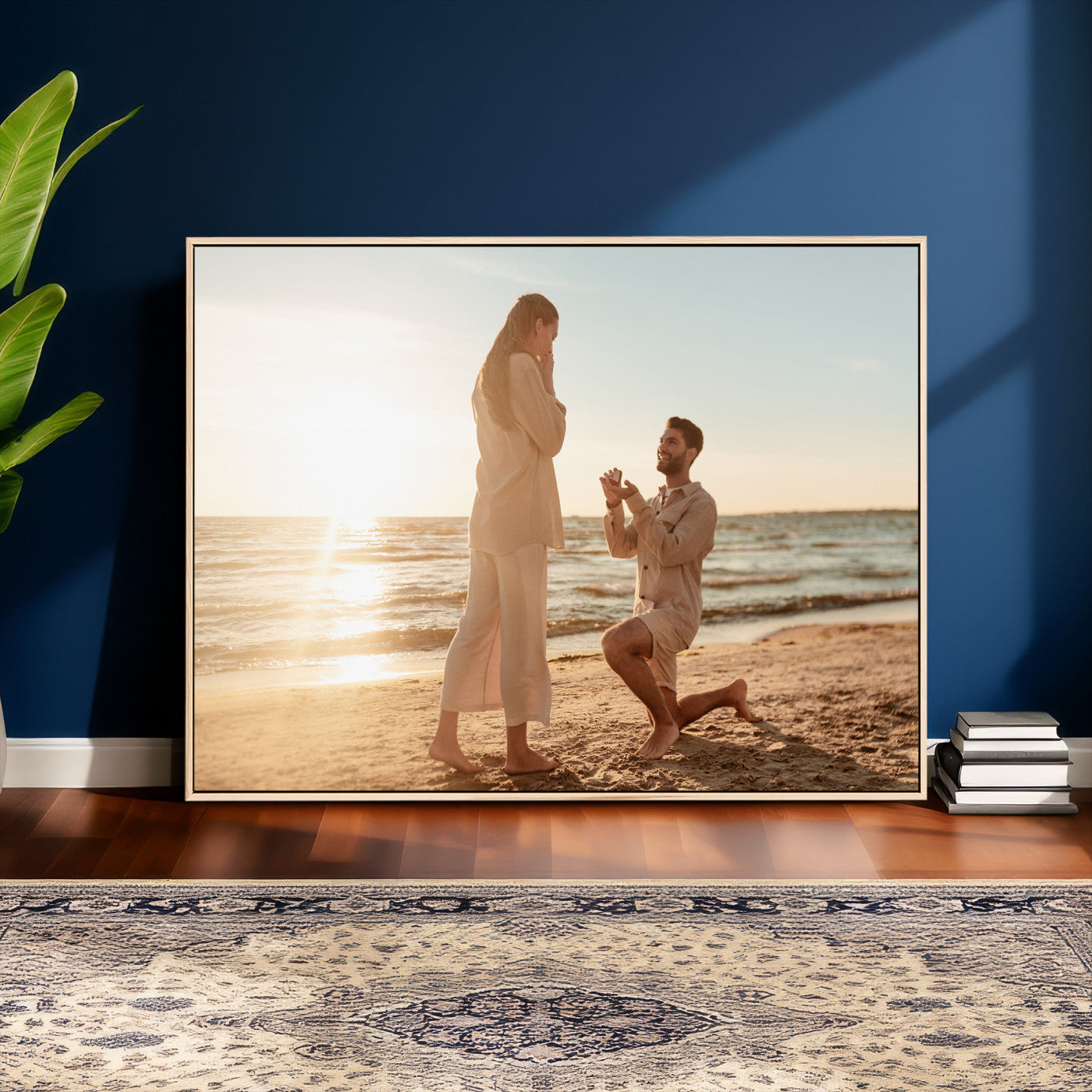 91913900-MGV-CV-36X24 - Custom Photo with Framed Canvas Wall Art Canvas Print Personalized Picture Print Framed Wall Art Digitally Printed Photo