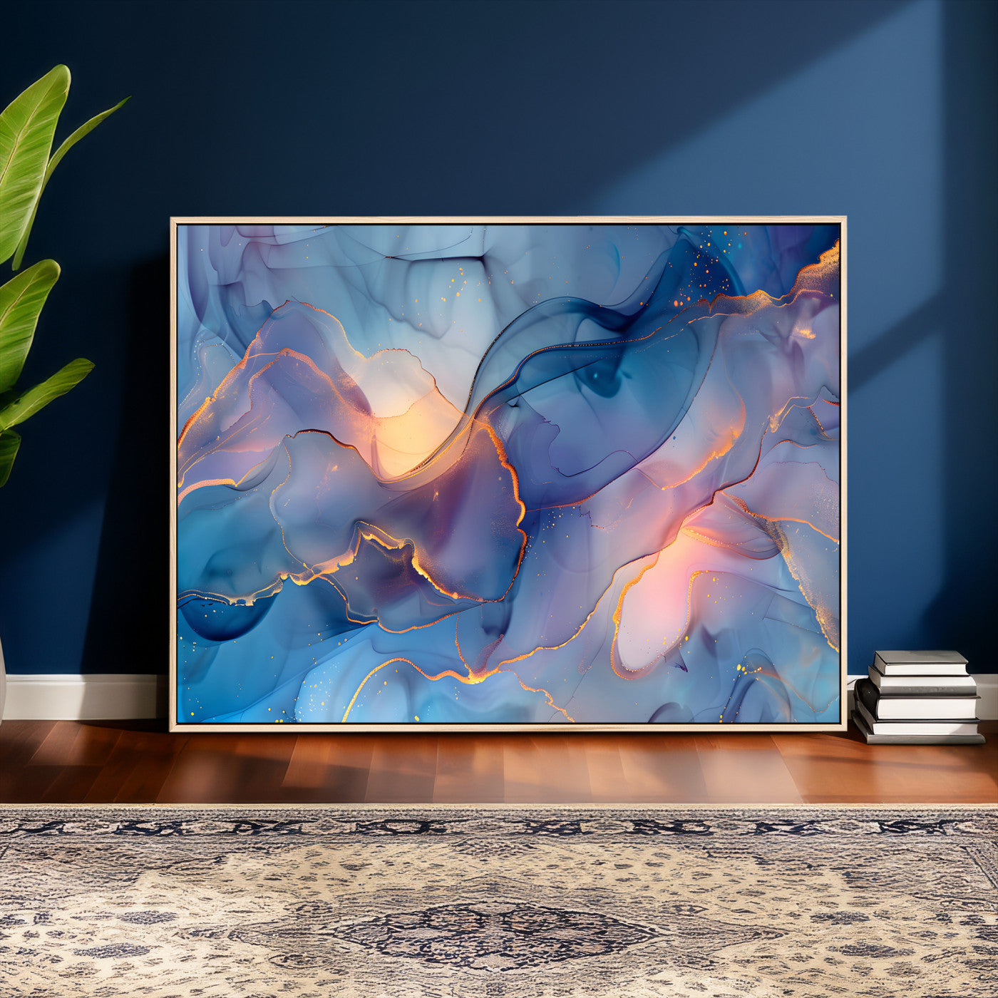 13710509-MGV-CV-36X24 - Colorful Abstract Canvas Wall Art Print, Vibrant Popup Color Art Print