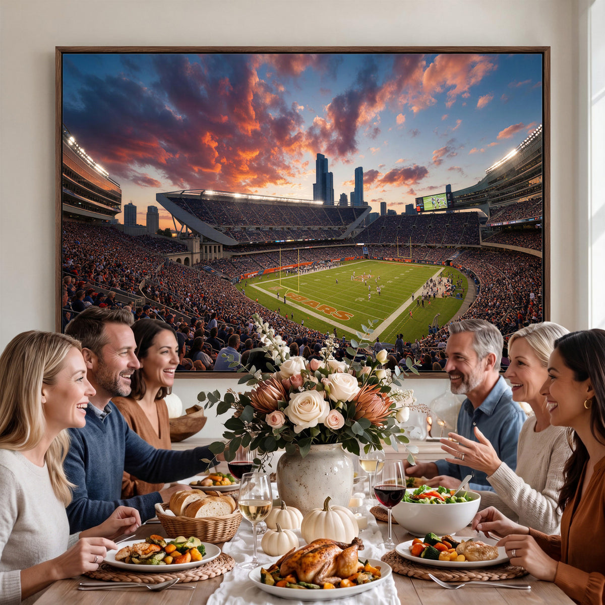 21104528-MGV-CV-36X24 - Stadium Wall Art Canvas Print