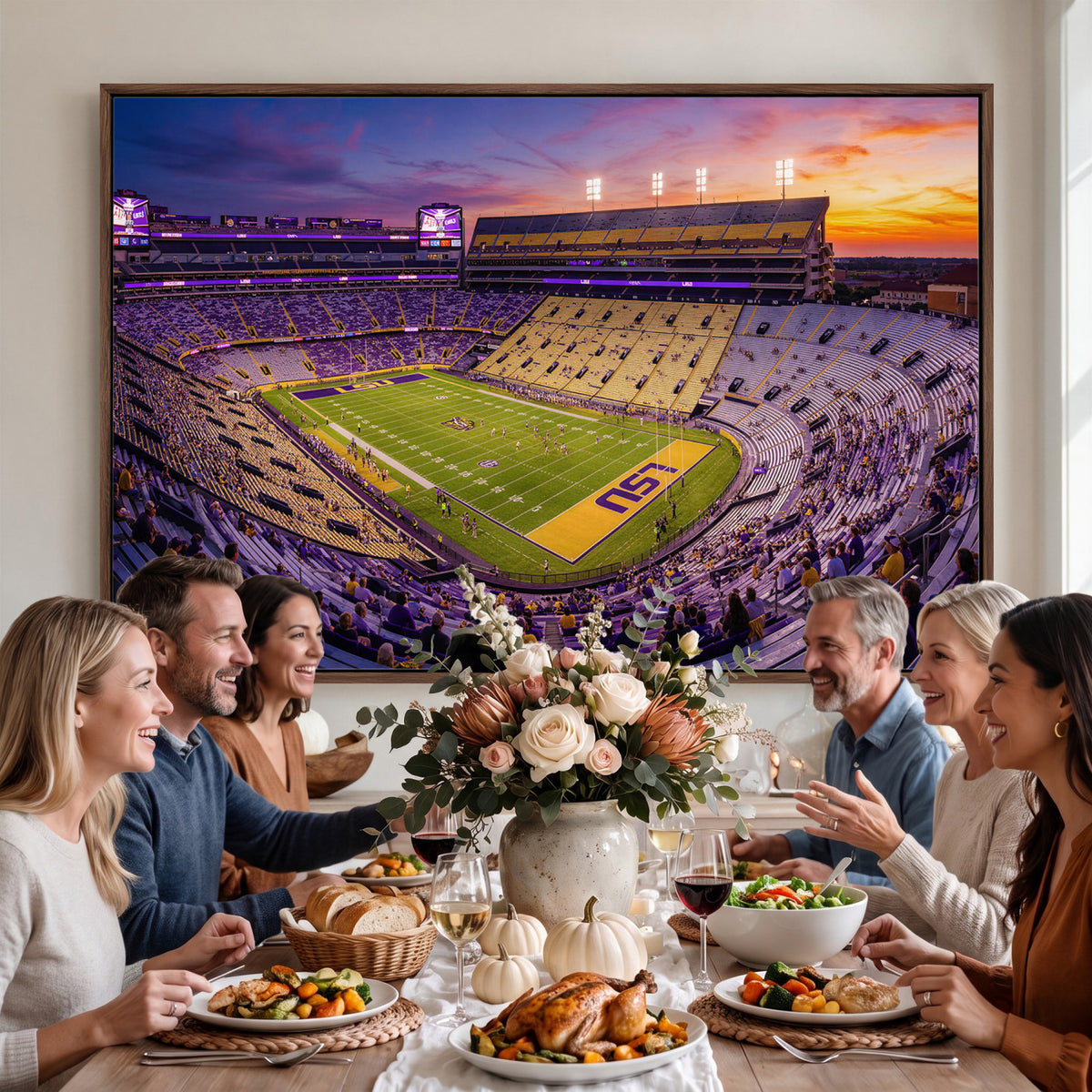 21378512-MGV-CV-36X24 - Stadium Wall Art Canvas Print