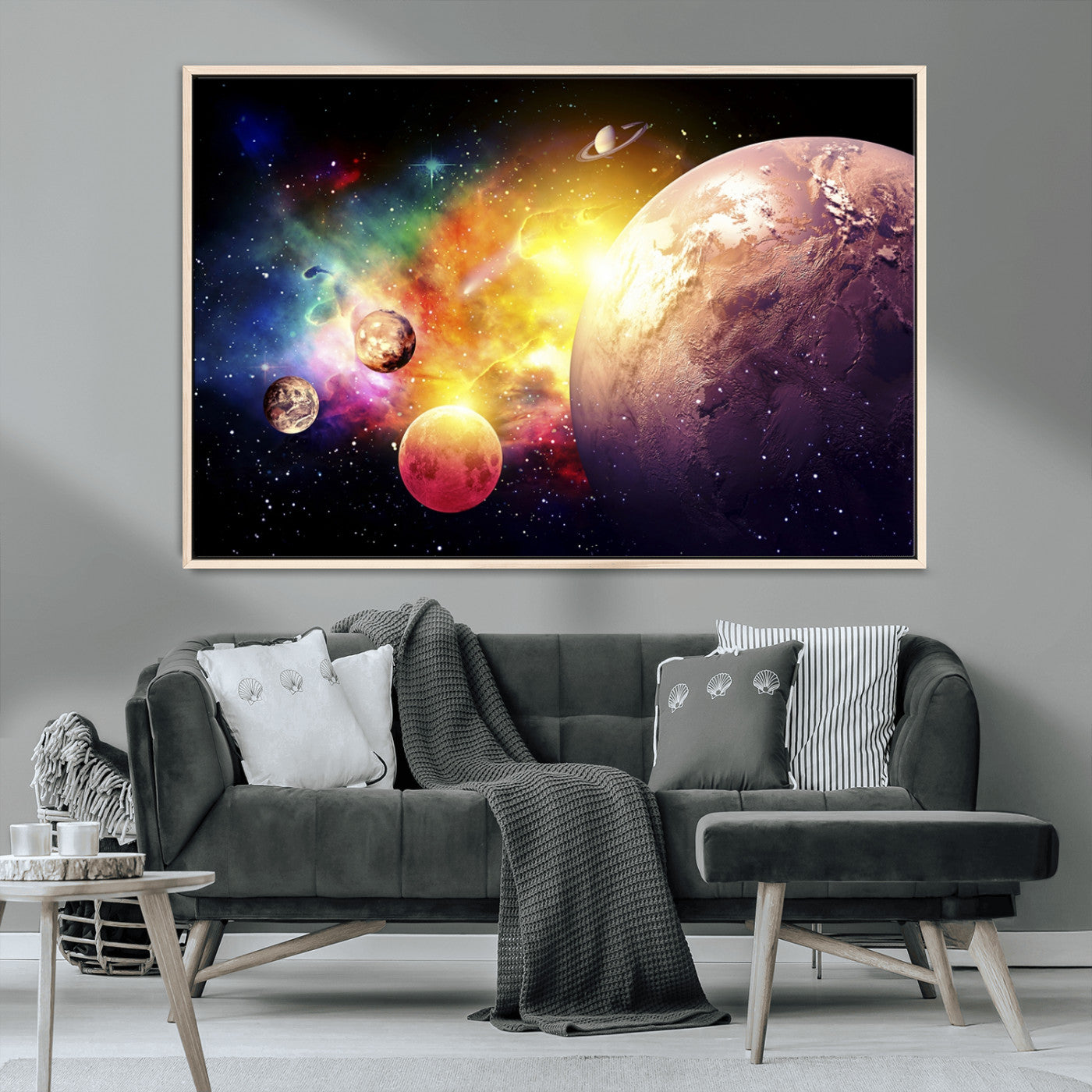 51843-MGV-CV-36X24-Space and Galaxy Canvas Print