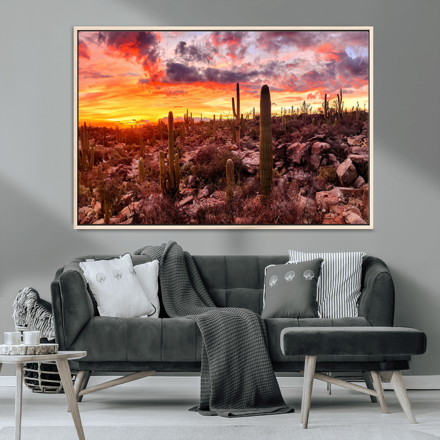 -Arizona Desert Print, Western Cowboy Wall Art Print