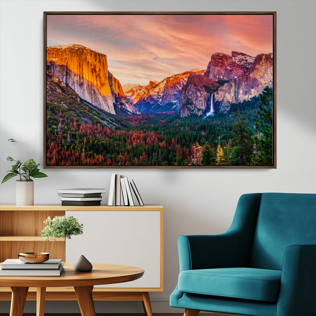 Yosemite National Park Wall Art Landscape Canvas Print El Capitan