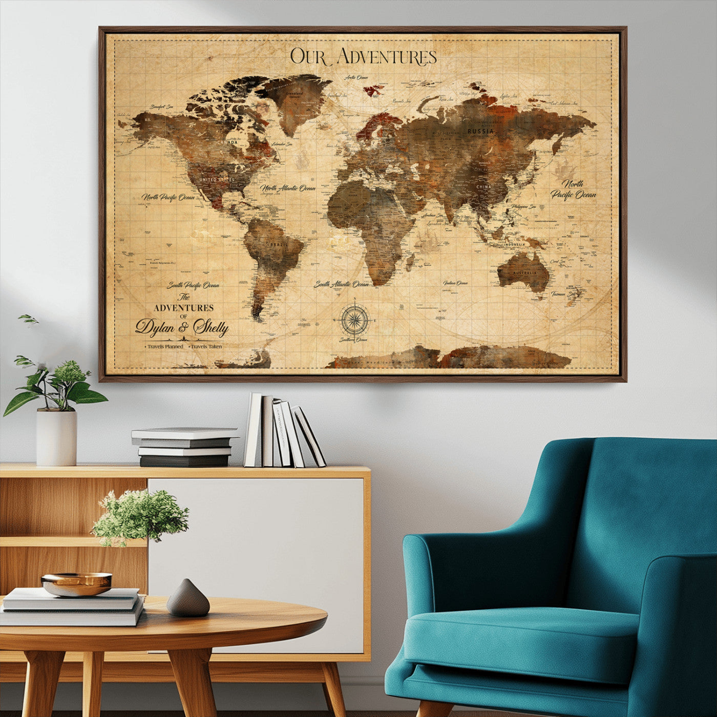 -Pastel Ocean Wall Art Canvas Print, Framed Soft Sunset Art Picture Print, Calm Sea Perfect