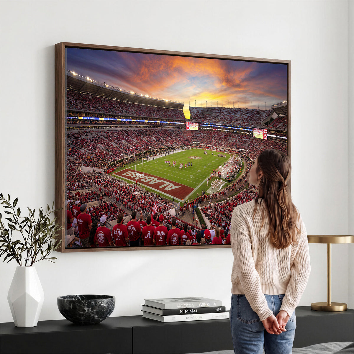 41995919-MGV-CV-36X24 - Stadium Wall Art Canvas Print