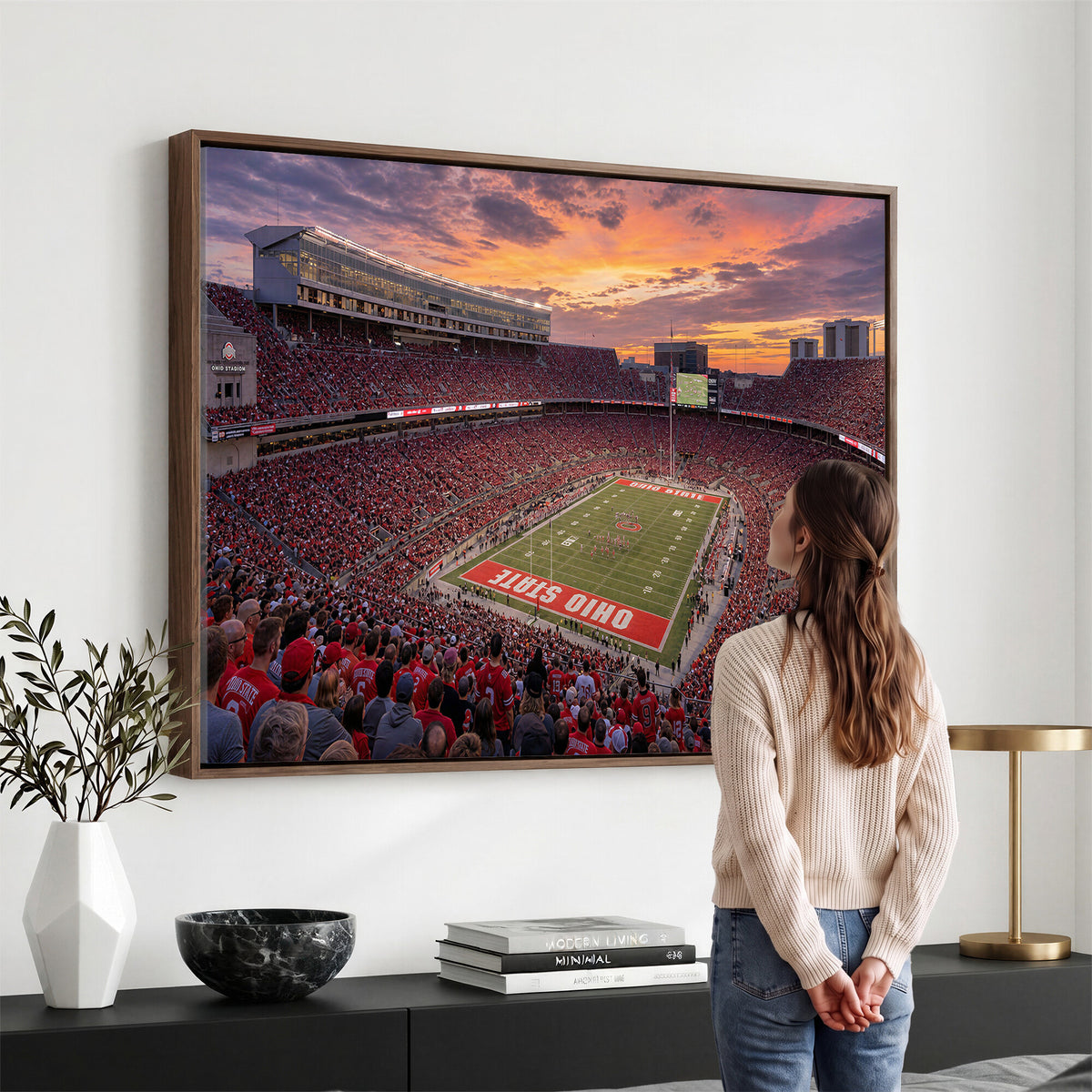 95137596-MGV-CV-36X24 - Stadium Wall Art Canvas Print