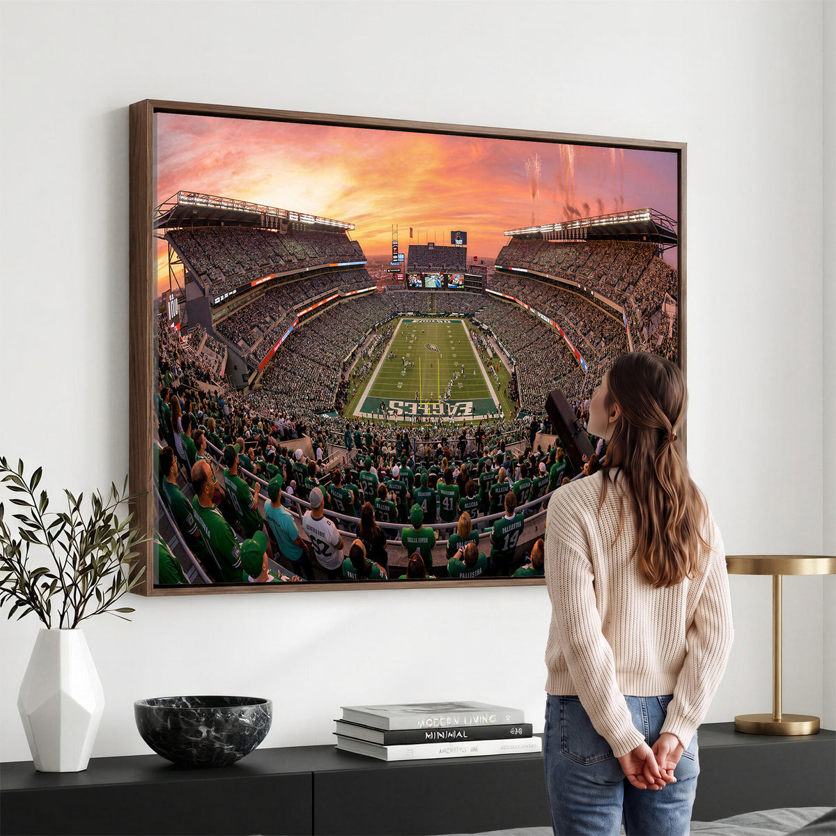 24458374-MGV-CV-36X24 - Stadium Wall Art Canvas Print