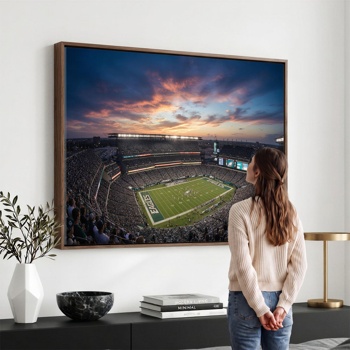 59208973-MGV-CV-36X24 - Stadium Wall Art Canvas Print