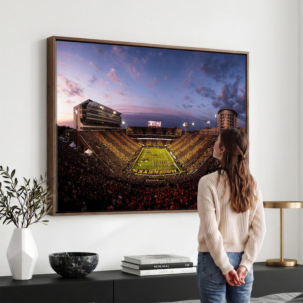 49683861-MGV-CV-36X24 - Stadium Wall Art Canvas Print