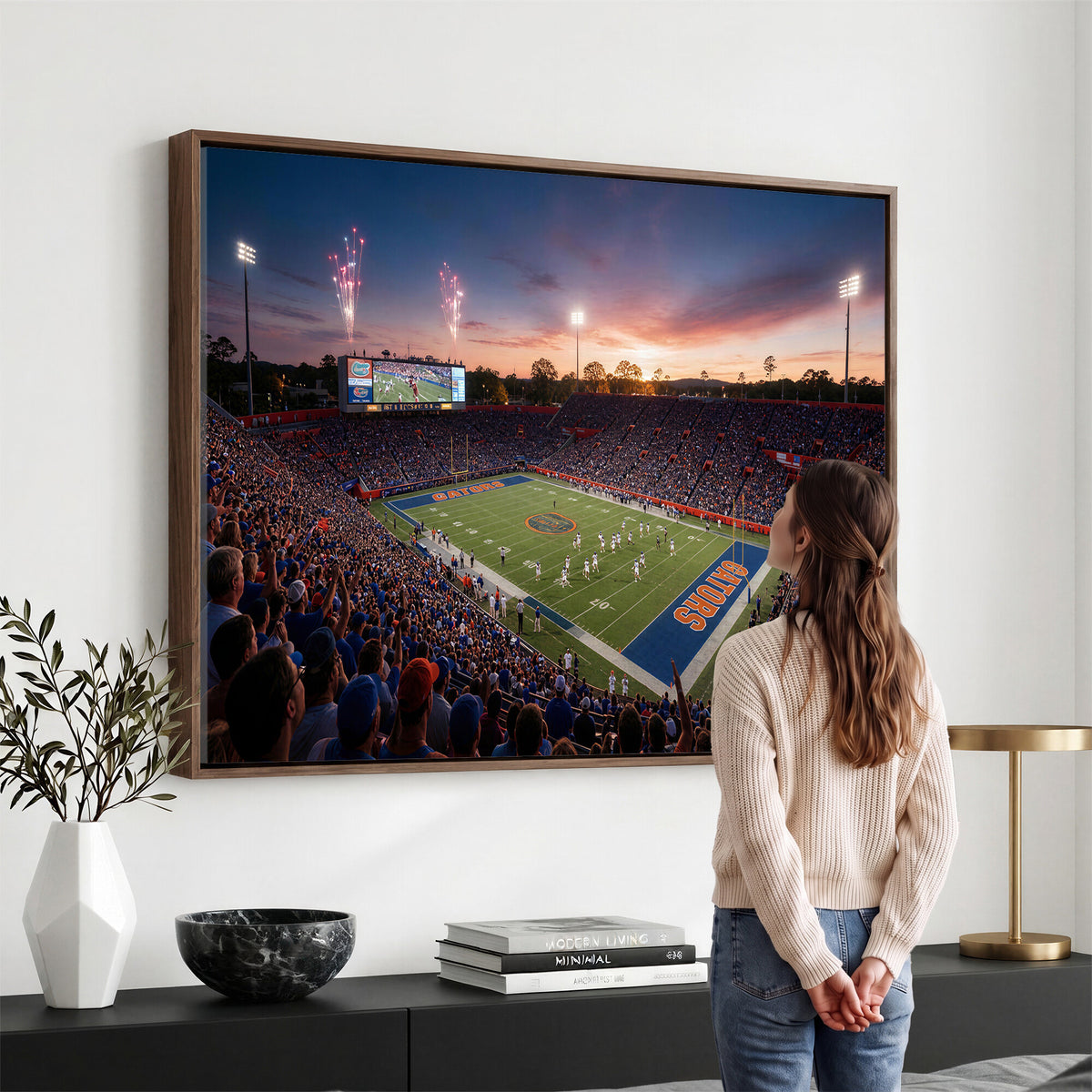 42817292-MGV-CV-36X24 - Stadium Wall Art Canvas Print