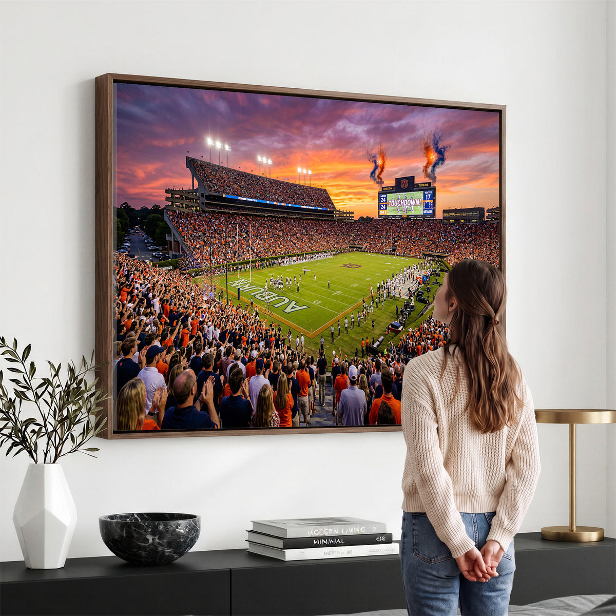 77756715-MGV-CV-36X24 - Stadium Wall Art Canvas Print