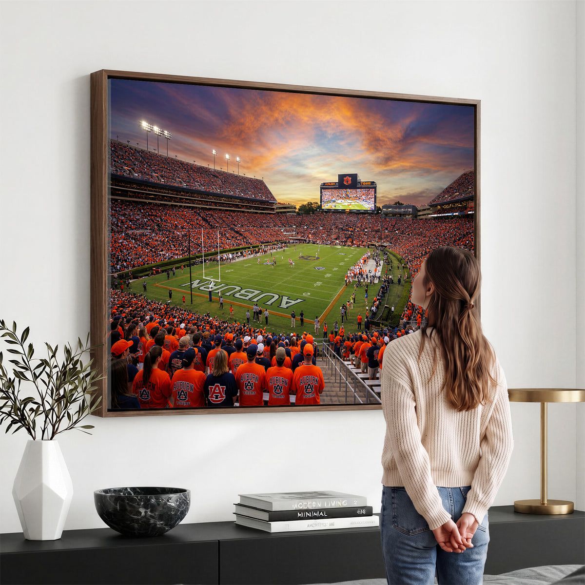 46347891-MGV-CV-36X24 - Stadium Wall Art Canvas Print