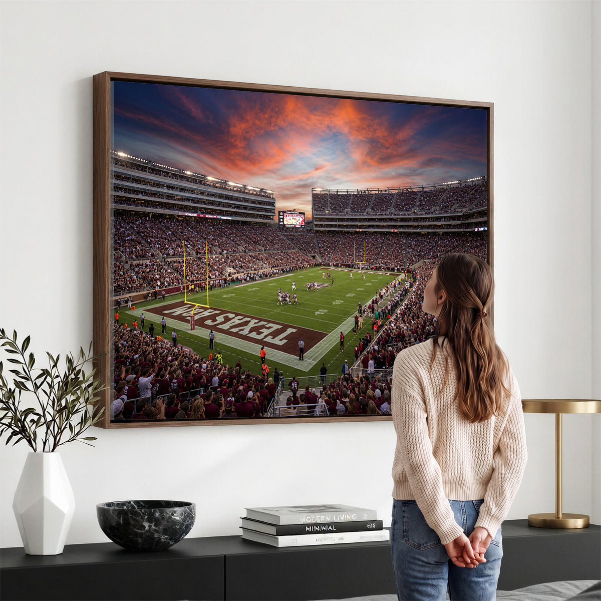 44328991-MGV-CV-36X24 - Stadium Wall Art Canvas Print