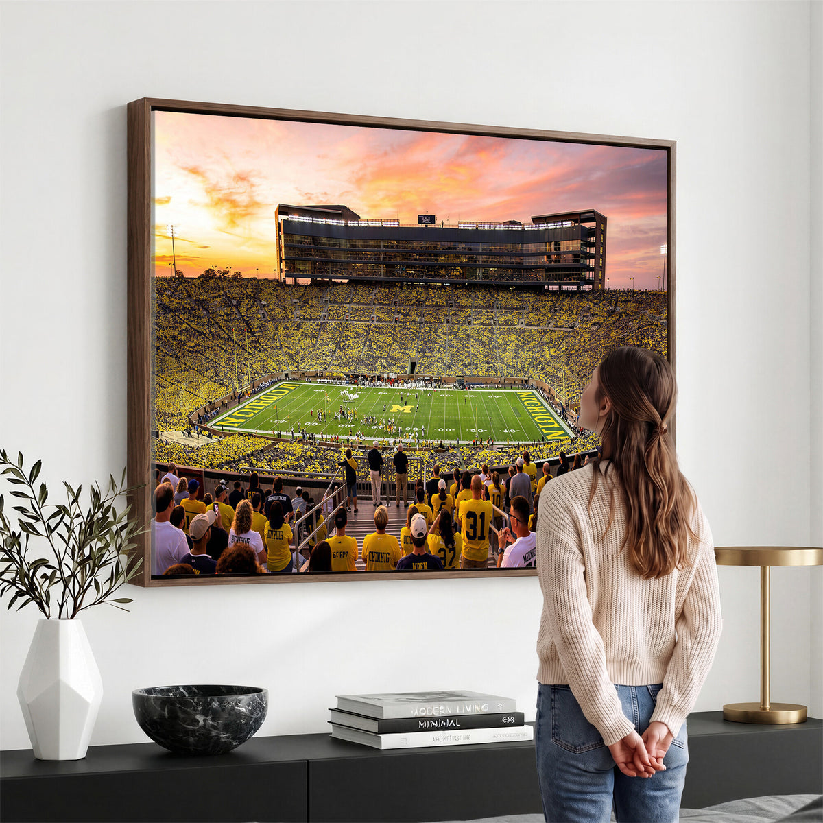 27265223-MGV-CV-36X24 - Stadium Wall Art Canvas Print