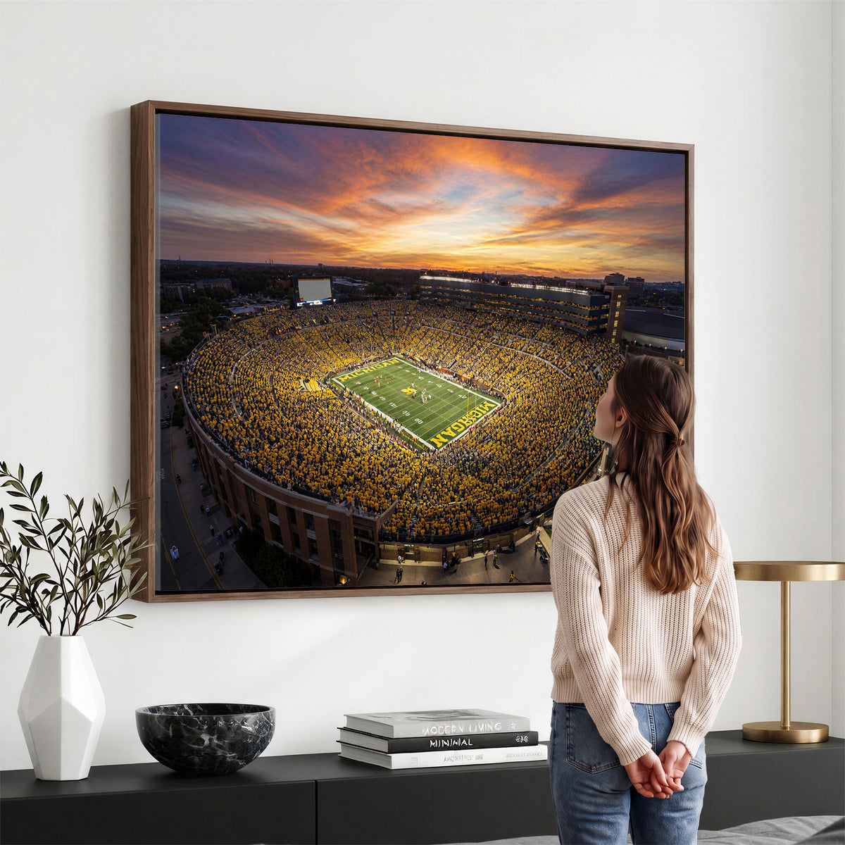 64902586-MGV-CV-36X24 - Stadium Wall Art Canvas Print