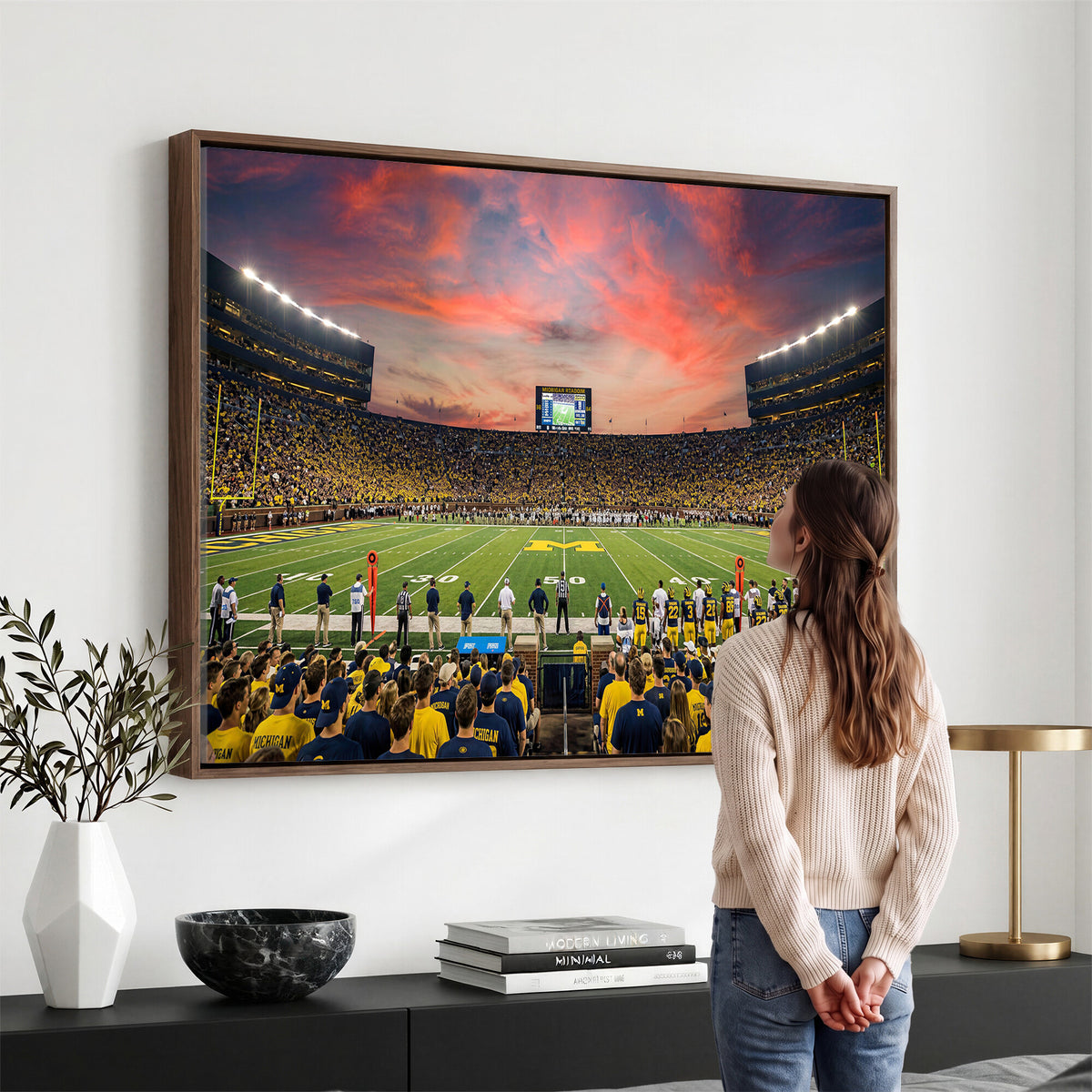 47185949-MGV-CV-36X24 - Stadium Wall Art Canvas Print