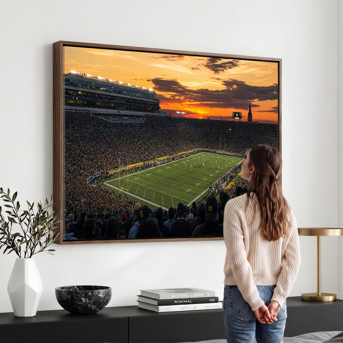 73585402-MGV-CV-36X24 - Stadium Wall Art Canvas Print