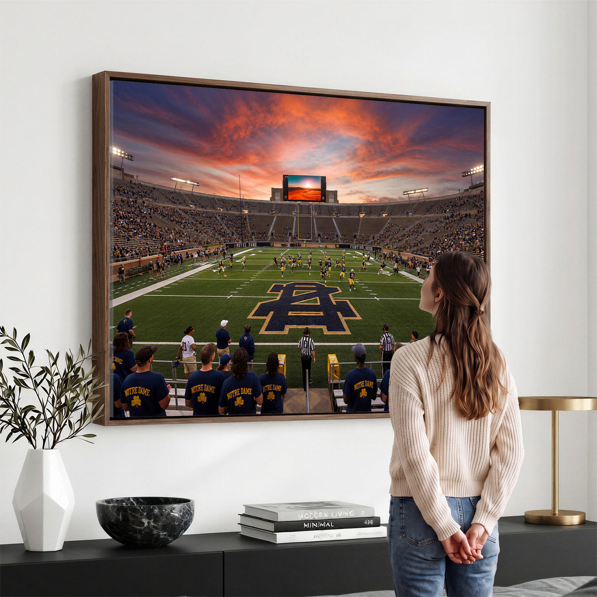 75411323-MGV-CV-36X24 - Stadium Wall Art Canvas Print