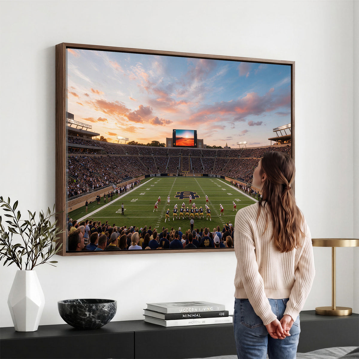 54464530-MGV-CV-36X24 - Stadium Wall Art Canvas Print
