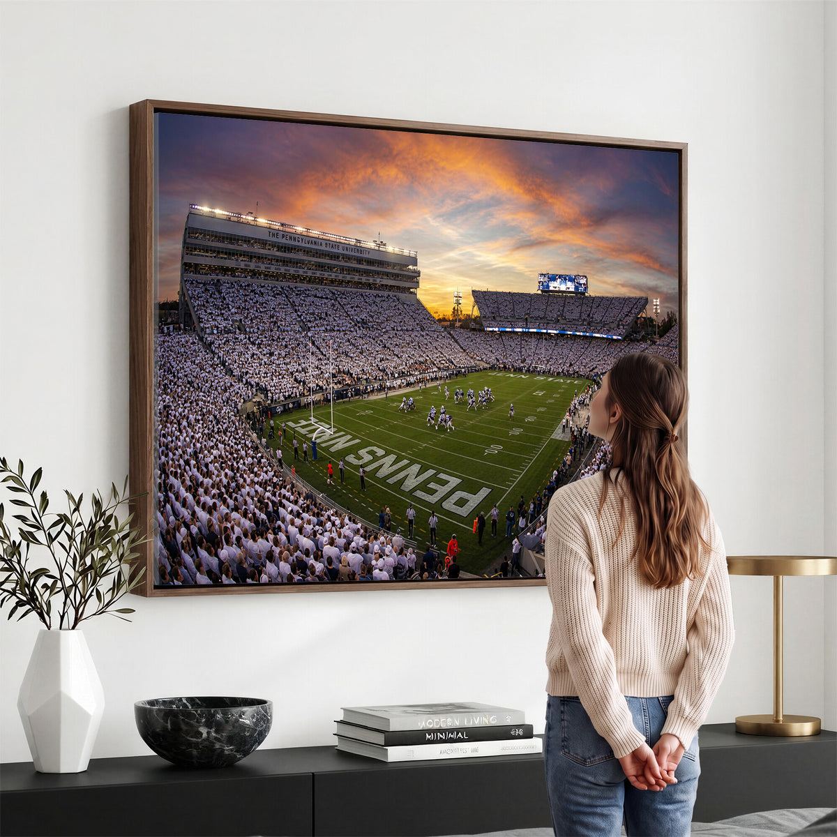 37485833-MGV-CV-36X24 - Stadium Wall Art Canvas Print