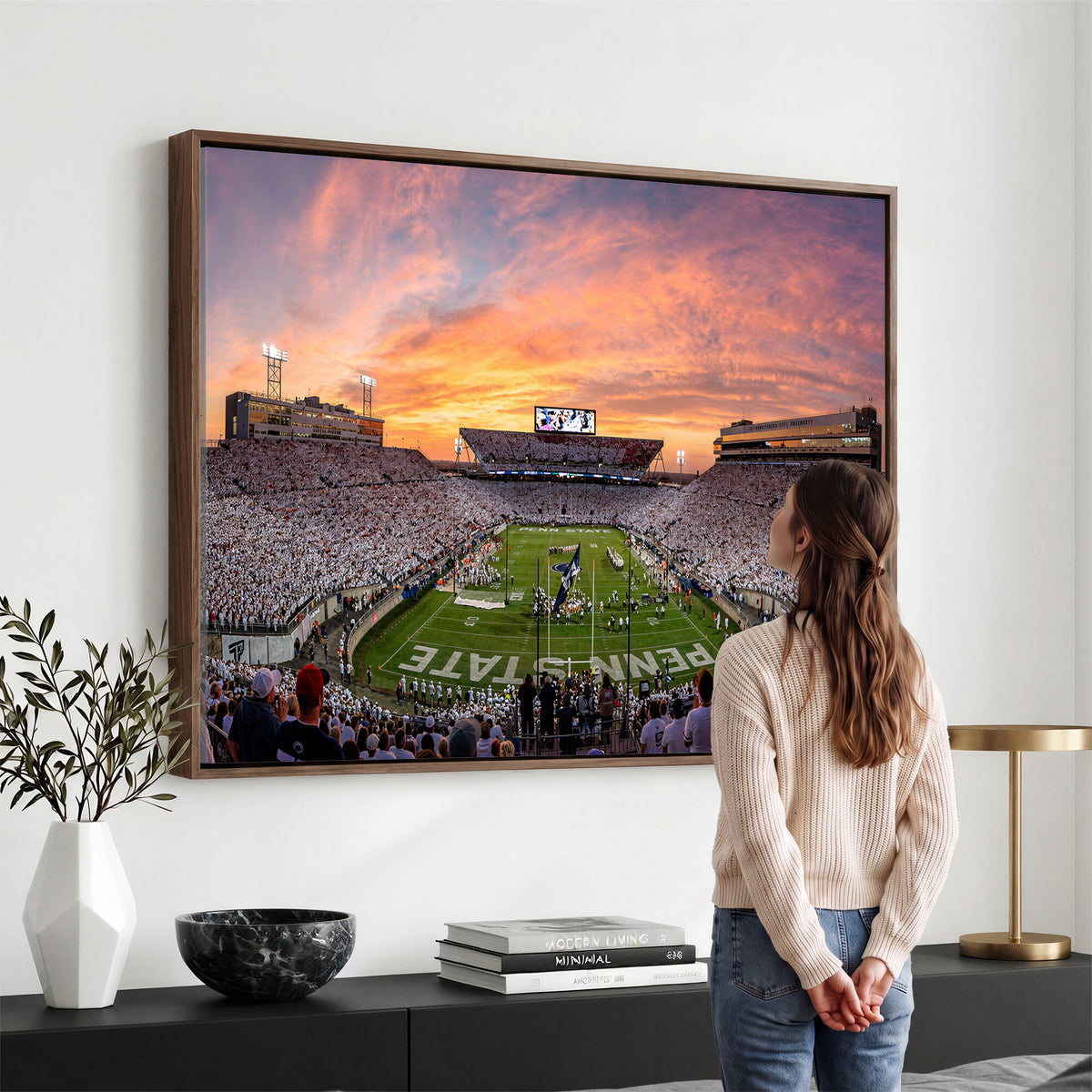 53161432-MGV-CV-36X24 - Stadium Wall Art Canvas Print