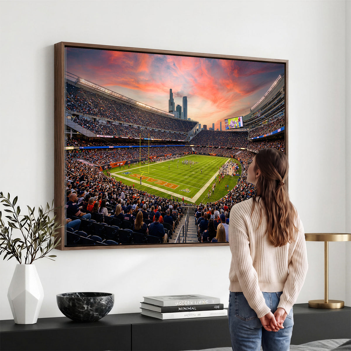 38873544-MGV-CV-36X24 - Stadium Wall Art Canvas Print