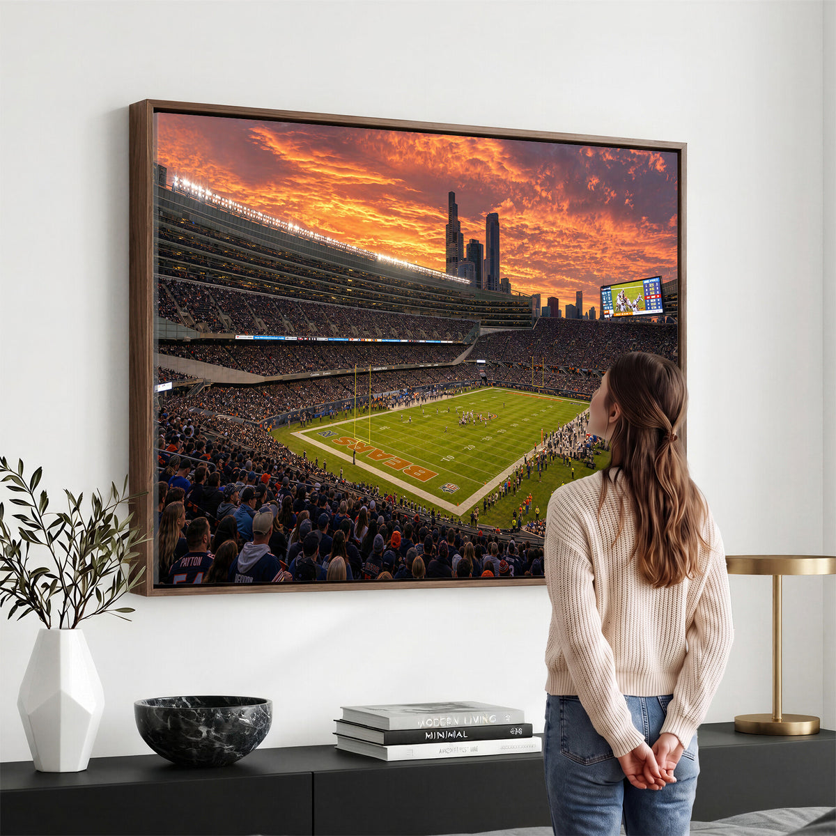25159364-MGV-CV-36X24 - Stadium Wall Art Canvas Print