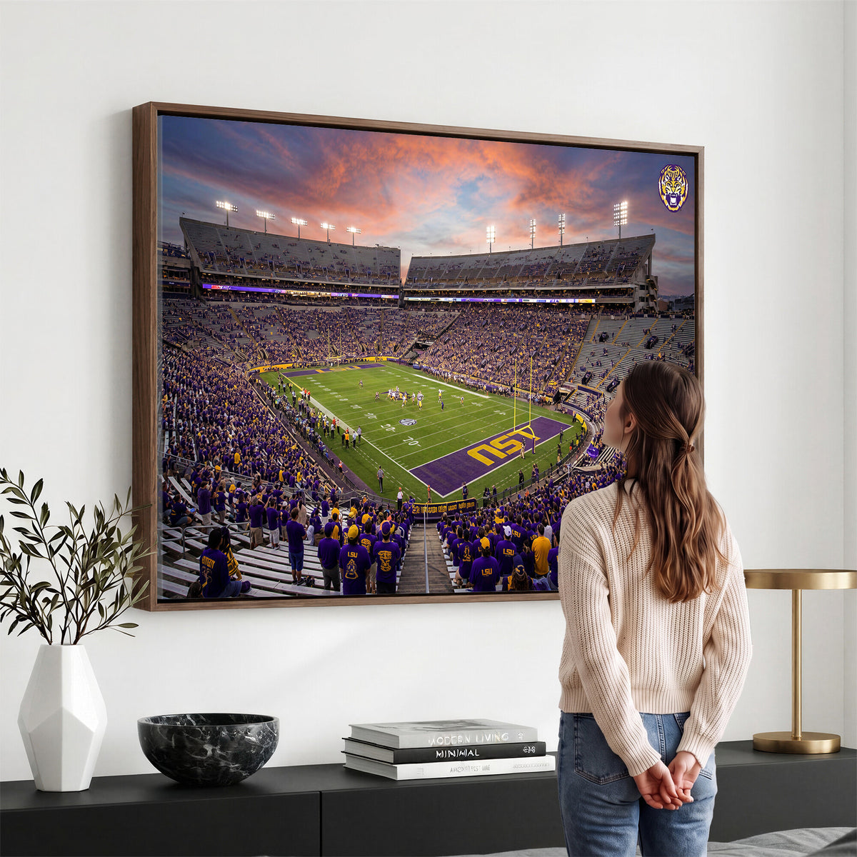 20281385-MGV-CV-36X24 - Stadium Wall Art Canvas Print